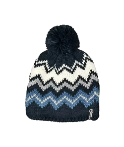 BEANIE OSLO MAN PRINT BLACK AVIO